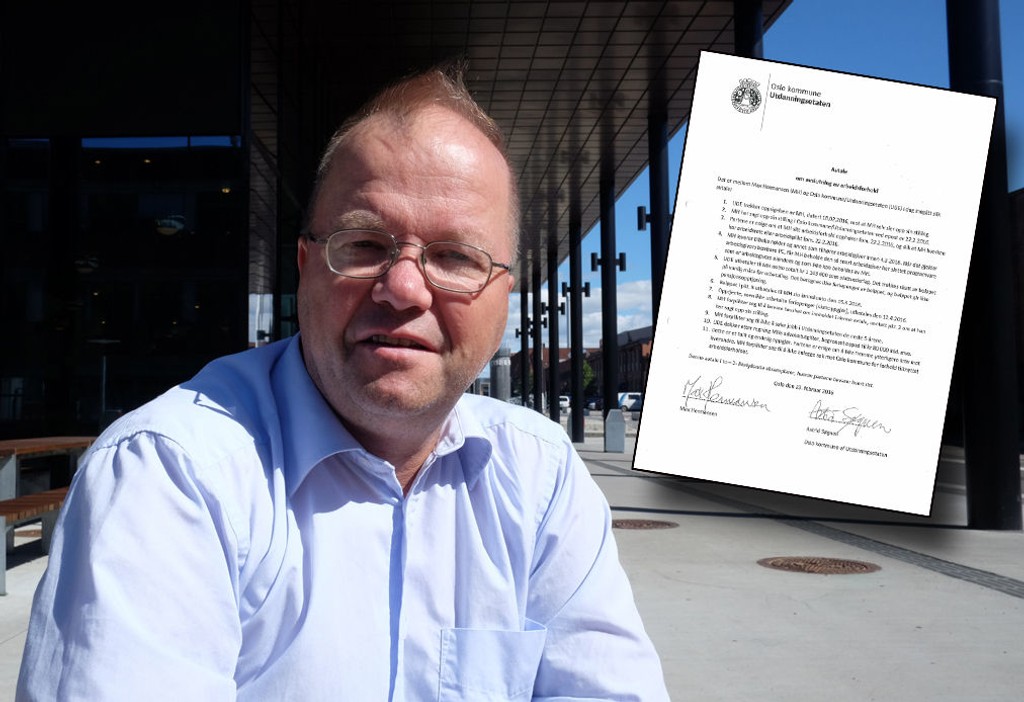 MILLIONAVTALE: Max Hermansen fikk en  sluttavtale på over 1,2 millioner kroner etter at  han fikk sparken som lærer i Oslo kommune  tidligere i år. Utdanningsetaten forsøkte å  holde avtalen hemmelig.