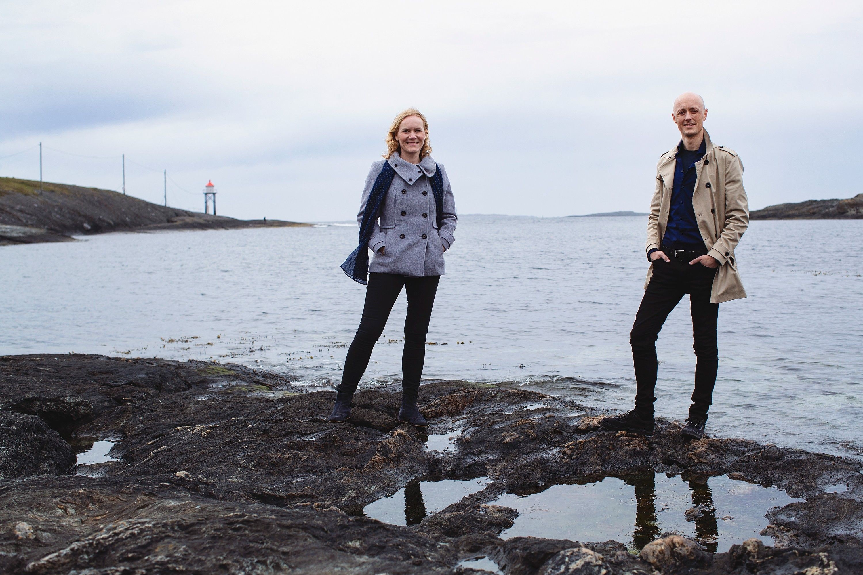 
STOLTE: Kristin Kinn Kaste og Svein-Erik Losnegård er stolte over arbeidsplassen sin, og gleder seg til framtiden hos Gassco AS.
